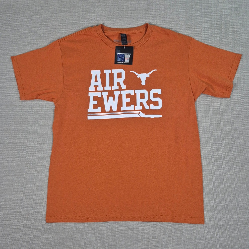 BreakingT Kids Air Ewers Texas Longhorns Graphic T-Shirt Burnt Orange Youth XL